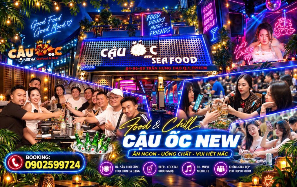 Đặt Bàn Cậu Ốc Saigon Booking