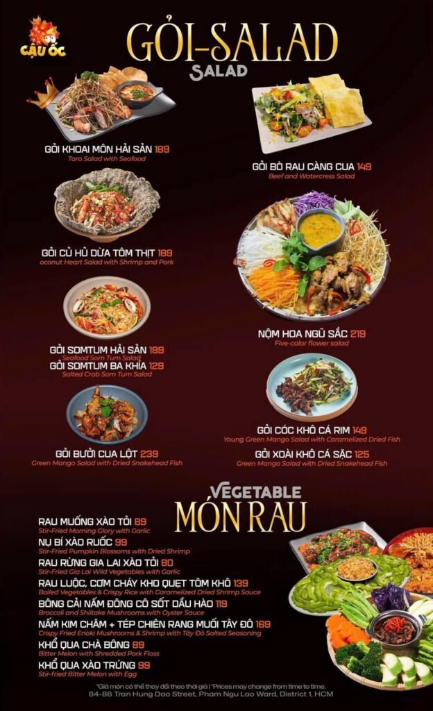 Thực Đơn Menu Cậu Ốc Quận 1 (5)