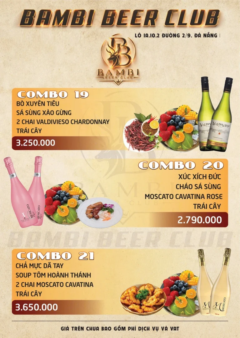 Combo 19–21 Bambi Club Đà Nẵng